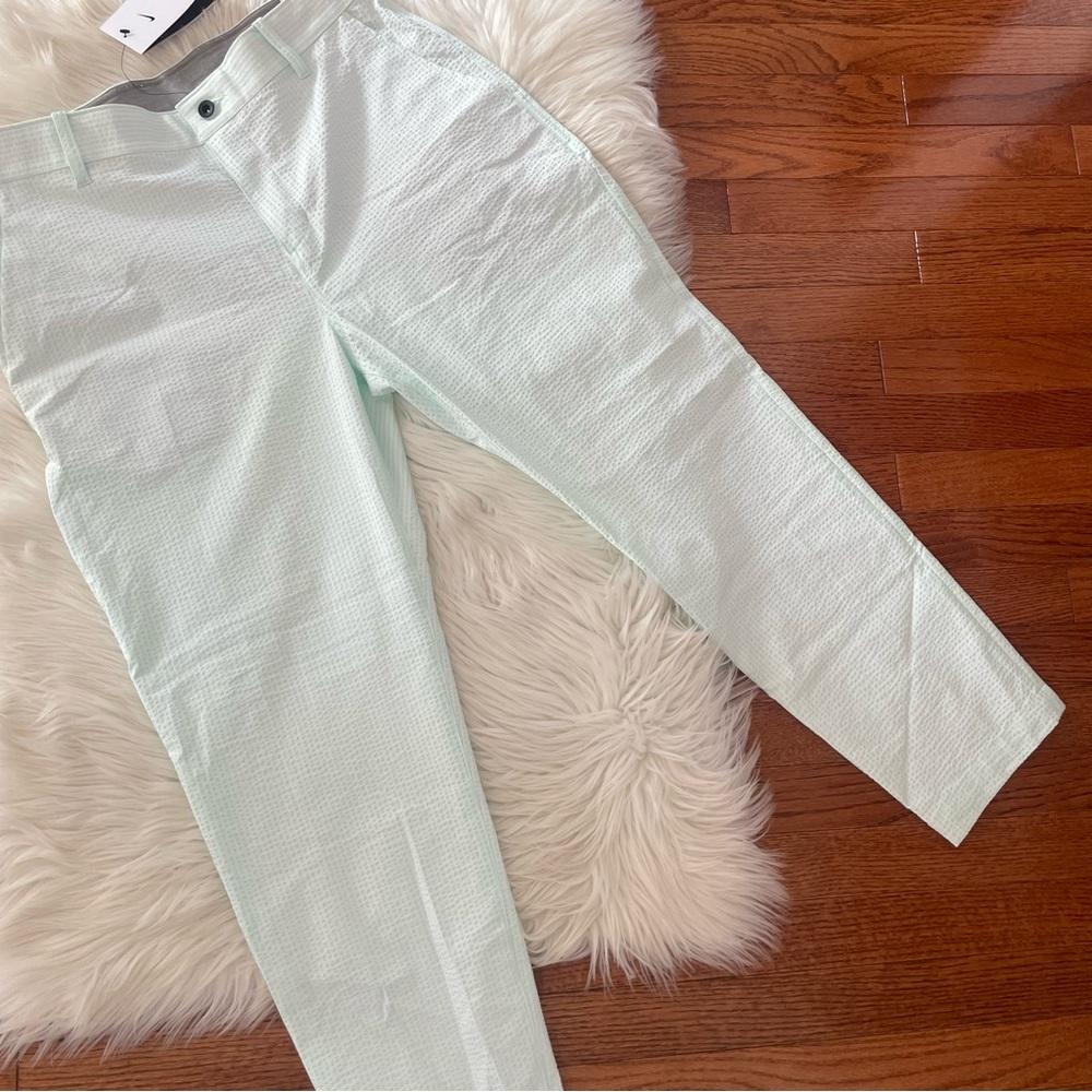 New Men's 35 X 30 Nike Seersucker Chino Golf Standard Fit Pants UPF 40+ NWT - Picture 3 of 11